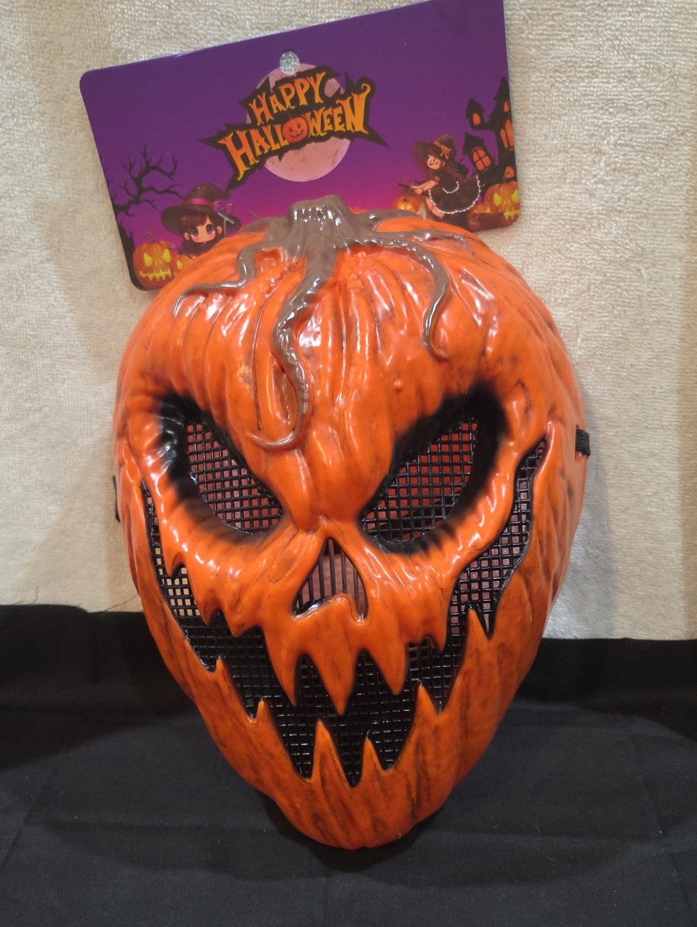 SCARY PUMPKIN HALLOWEEN MASK